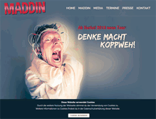 Tablet Screenshot of maddin.de
